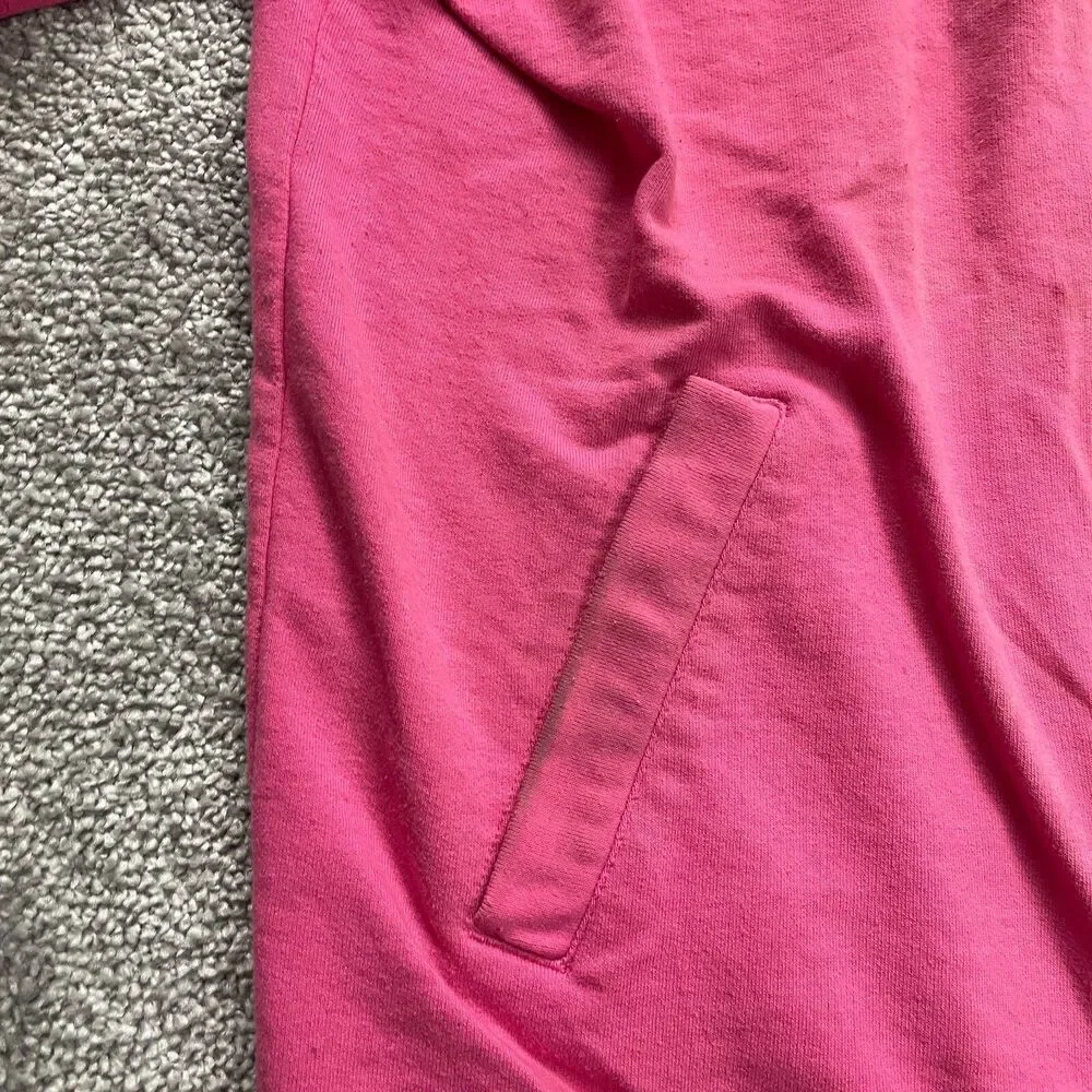 Blair Jacket Womens Medium Pink full zip Soft Mid Length Soft Pockets Ladies